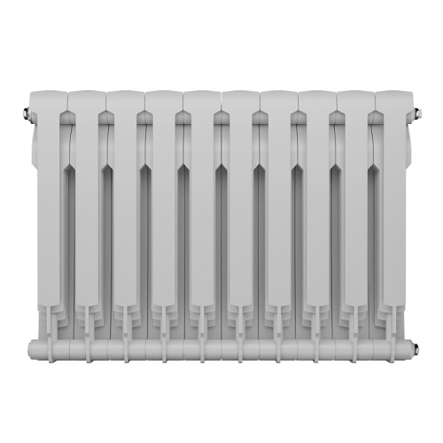 Биметаллический радиатор Royal Thermo BILINER B 500 - 10 секций, боковое, белый Bianco Traffico