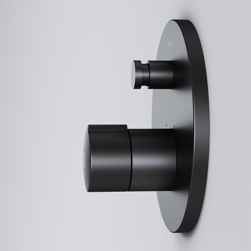 Смеситель встраиваемый Am.Pm X-Joy F85A45722 TouchReel черный, 2 потребителя