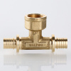 Тройник надвижной Valtec 20(2,8)х1/2"х20(2,8) VTm.432.BG.200420
