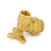 Водорозетка Tiemme 25x3/4"В латунь для ПНД 3400046