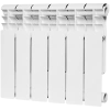 Биметаллический радиатор Rommer Profi Bm 350 - 6 секций, боковое, белый RAL9016