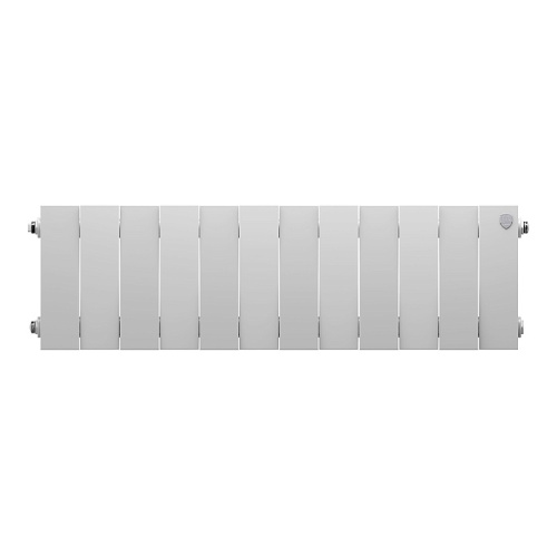 Биметаллический радиатор Royal Thermo PianoForte 200 - 12 секции, боковое, белый Bianco Traffico