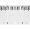 Биметаллический радиатор Rommer Profi Bm 350 - 8 секций, боковое, белый RAL9016