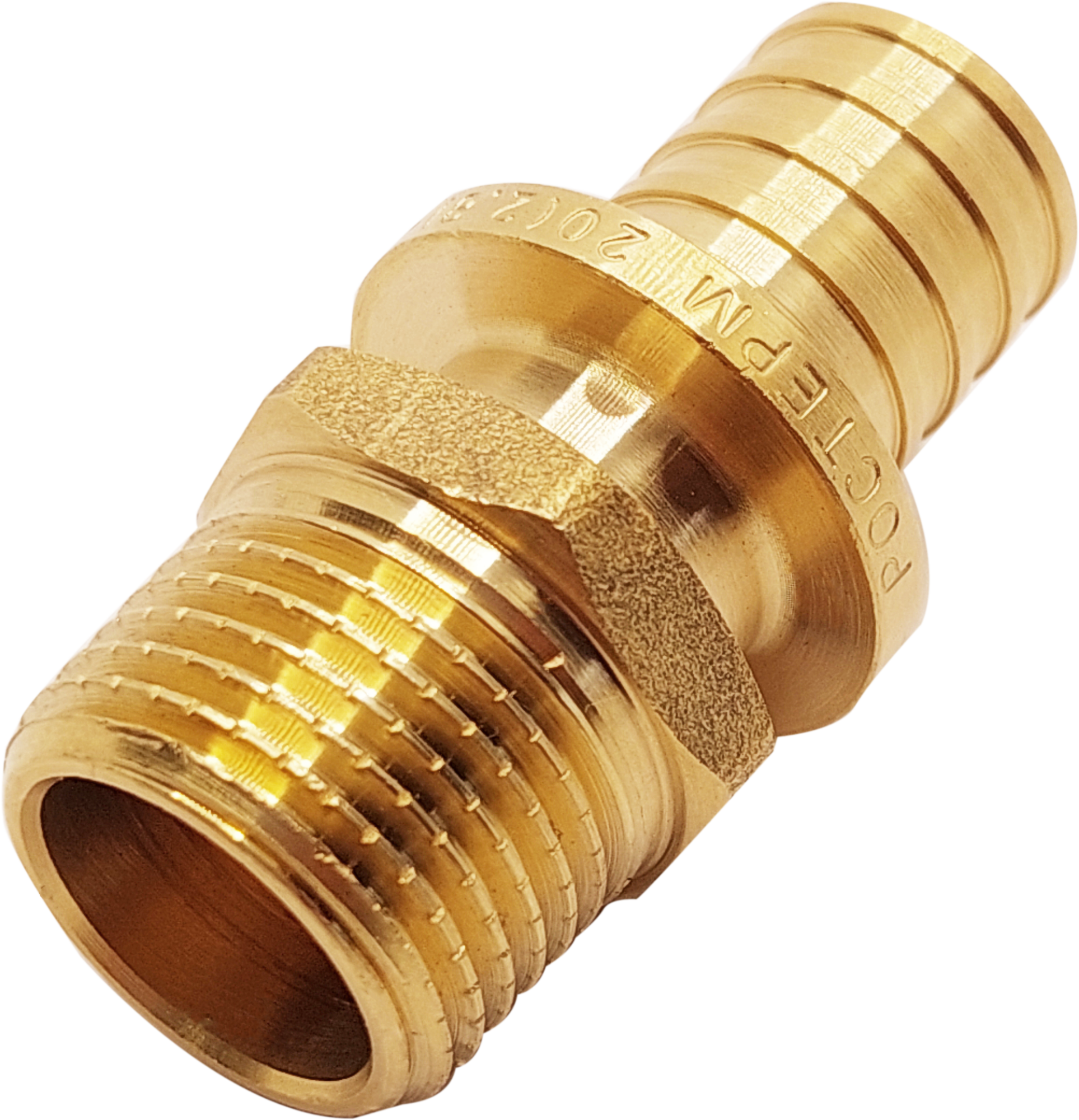 Соединитель РОСТерм 20x1/2"Н латунь PE-x 20COUP12EXT