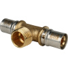 Тройник с резьбой пресс 20x3/4"Нx20 Stout металлопластик SFP-0008-203420