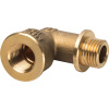Угольник с упором Stout 1/4"ВН латунь SFT-0015-000014