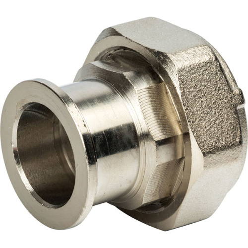 Разъемное соединение Stout SDG-0019-010025 с плоским уплотнением, никелированное 1"
