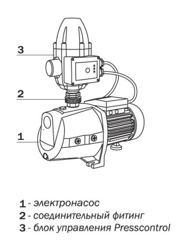 Насос поверхностный AQUARIO AJS-60A-FC 7216