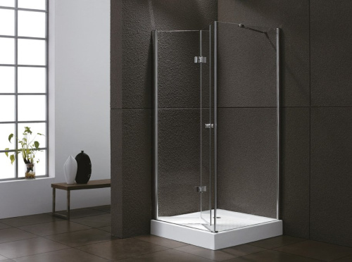Душевой уголок 80x100 Cezares ELENA-W-ASH-2-80/100-C-Cr