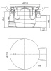 Душевой поддон 120x100 Cezares TRAY-A-RH-120/100-550-15-W-L левый, асимметричный, акриловый