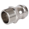 Соединитель ВПр-НР 35x11/4" пресс, нержавеющая сталь Rommer