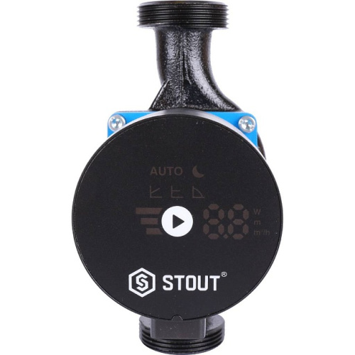 Циркуляционный насос Stout MINI Pro 25/80-180 мм, до 71 л./мин., 5 режимов работы