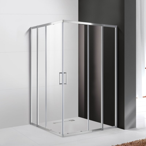 Душевой уголок 130x130 Cezares MOLVENO-A-22-100+30-P-Cr