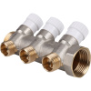 Коллектор 3 выхода STOUT 1"x1/2" с вентилями SMB 6851 011203