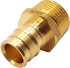 Соединитель РОСТерм 20x3/4"Н латунь, лайт Q&E PE-x L20COUP34EXT
