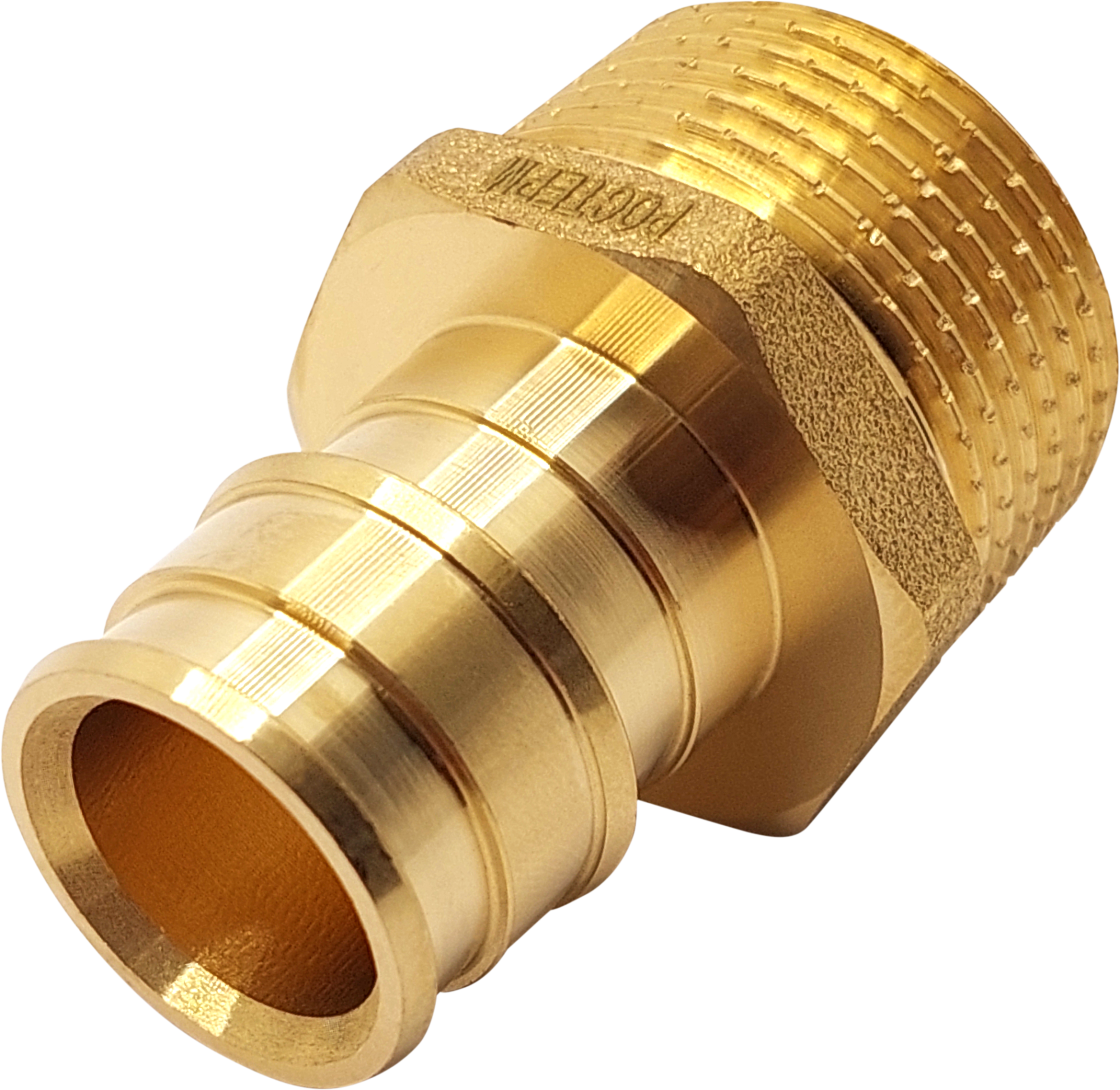 Соединитель РОСТерм 20x3/4"Н латунь, лайт Q&E PE-x L20COUP34EXT