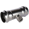 Тройник с резьбой ВПр-ВР 54x1/2"x54 пресс, нержавеющая сталь Rommer