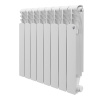 Алюминиевый радиатор Royal Thermo REVOLUTION A 500 - 8 секций, боковое, белый