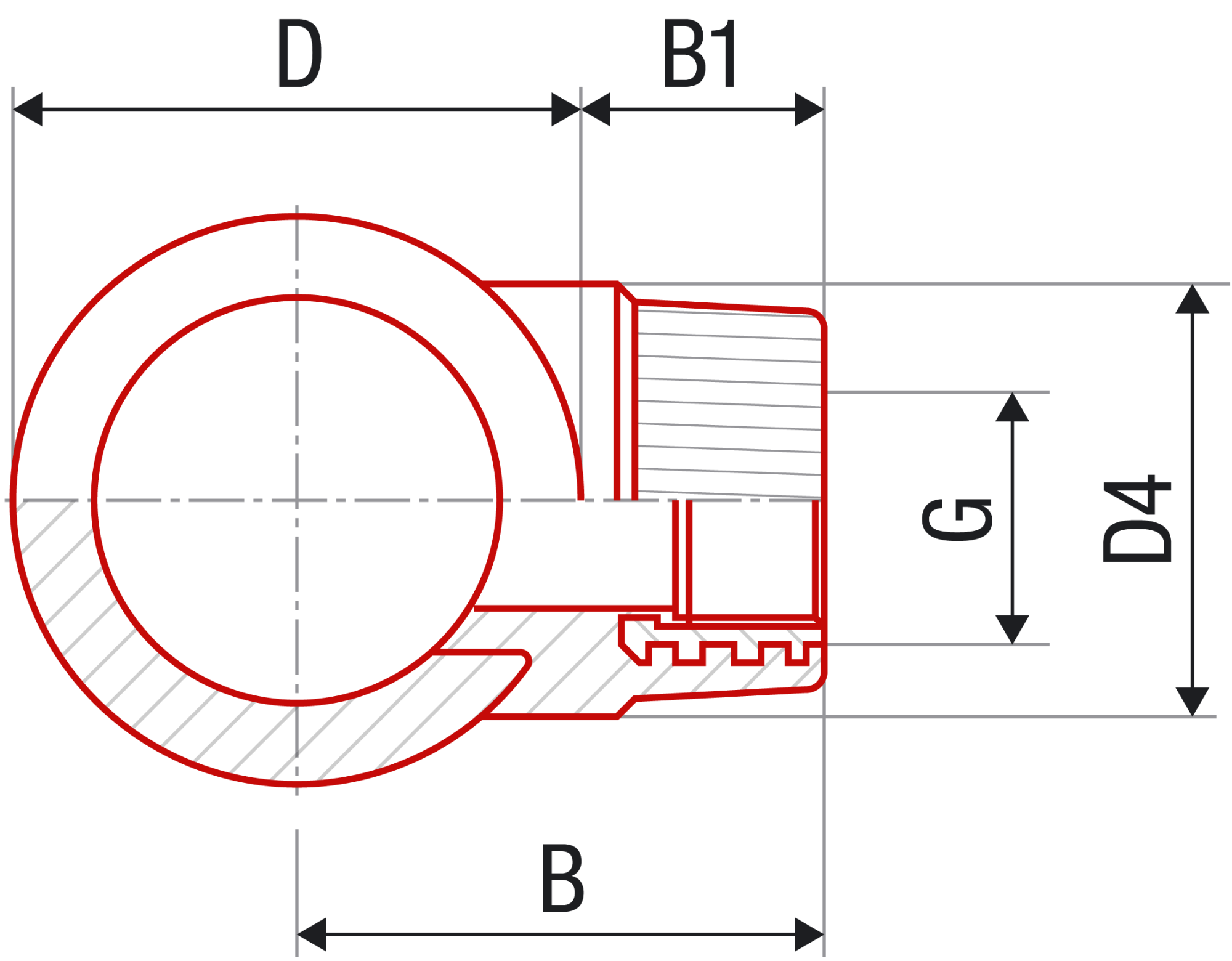 Вварное седло FV-plast 63x3/4" полипропилен AA247063032
