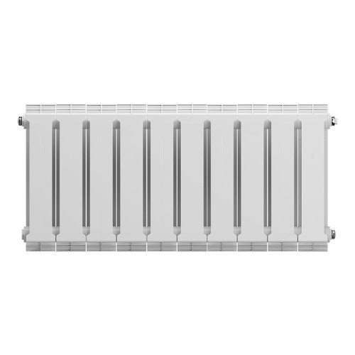 Биметаллический радиатор Royal Thermo PianoForte 300 - 10 секций, боковое, белый Bianco Traffico