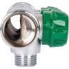 Коллектор 3 выхода STOUT 1"x1/2" с вентилями SMB-6850-011203