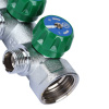 Коллектор 4 выхода STOUT 1"x1/2" с вентилями SMB-6850-011204