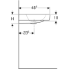 Раковина Geberit iCon 12409000