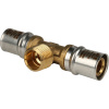 Тройник с резьбой пресс 20x1/2"Нx20 Stout металлопластик SFP-0008-201220