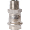 Соединитель ВПр-НР 22x1/2" пресс, нержавеющая сталь Rommer