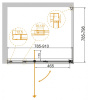 Душевой уголок 90-100x100 Cezares VARIANTE-AH-1-90/100-100-C-Cr