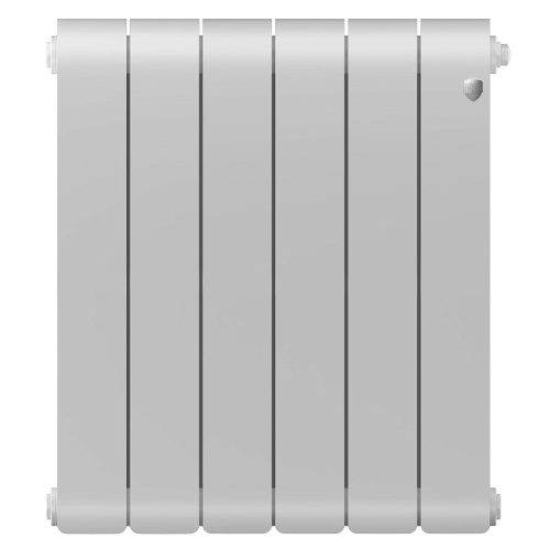 Биметаллический радиатор Royal Thermo INFINITY 500 VDR - 6 секций, нижнее справа, белый Bianco Traffico
