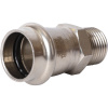 Соединитель ВПр-НР 22x1/2" пресс, нержавеющая сталь Rommer